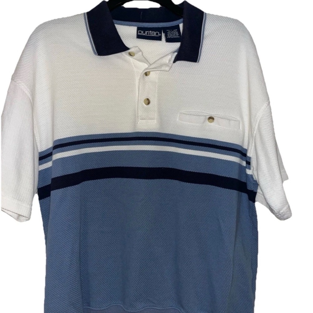 Vintage Puritan Men’s Polo Shirt Size Large